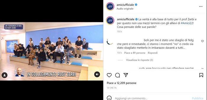 Amici 22: dopo il video di NDG, parla Rudy Zerbi