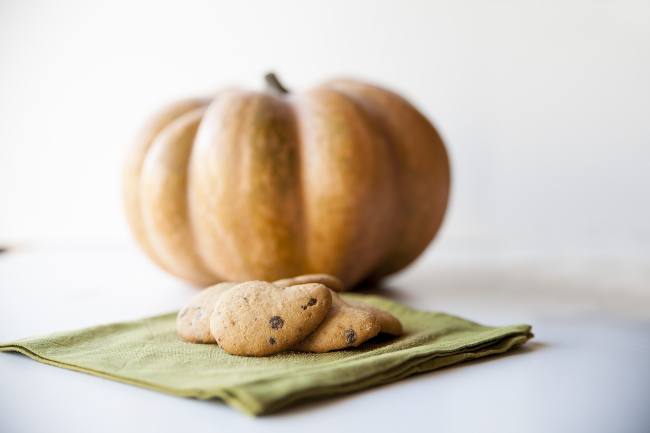 Biscotti zucca e cioccolato: pronti in 10 minuti, buonissimi