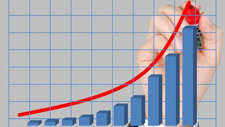 Grafico dell'aumento prezzi carburante