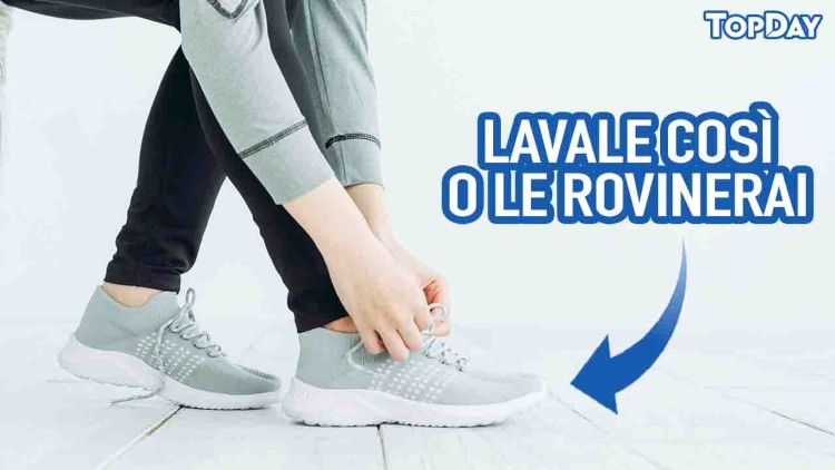 Scarpe da ginnastica, come lavarle correttamente 