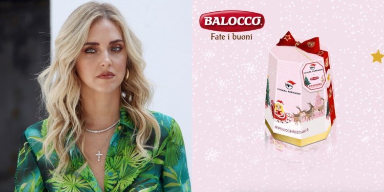 Il Pandoro di Chiara Ferragni in collaborazione con Balocco (Agenzia Dire)