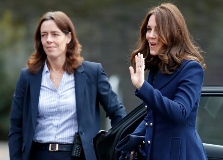 Kate Middleton ed Emma Probert - la sua guardia del corpo (Vanity Fair)