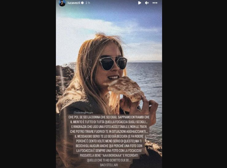 Valentina Ferragni auguri speciali ex fidanzato