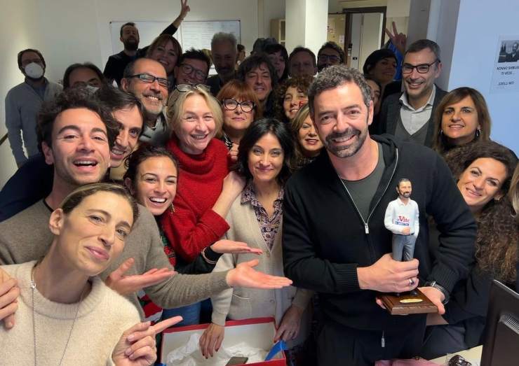 La vita in diretta, la simpatica riproduzione del conduttore