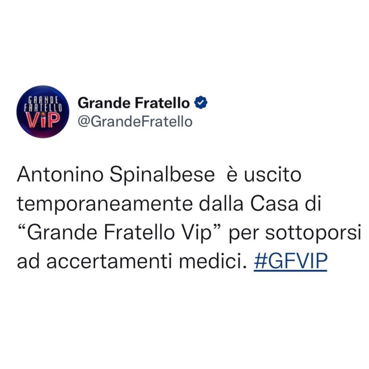 grande fratello vip