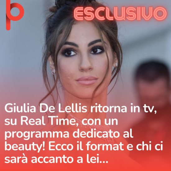 giulia de lellis annuncio