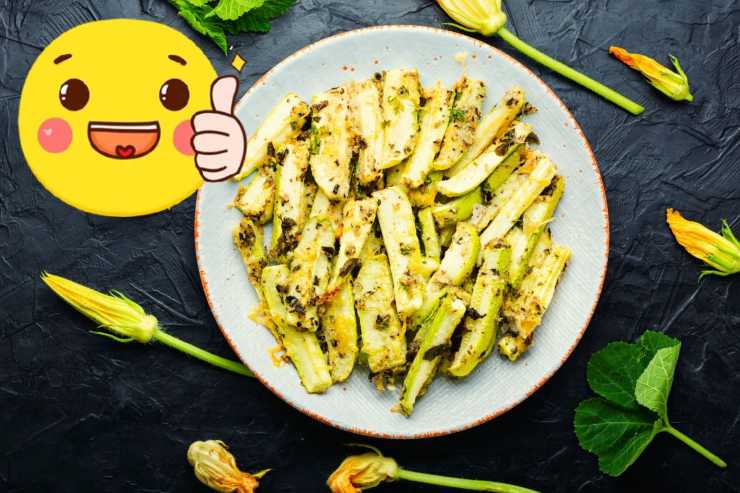 Zucchine in stick | Basta la friggitrice ad aria