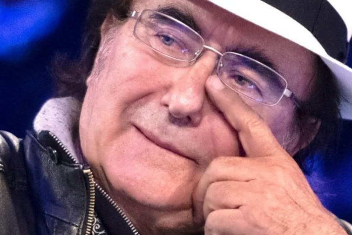 Al Bano triste lacrime 