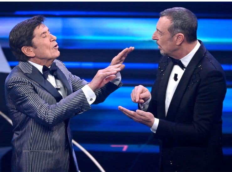 Gianni Morandi Amadeus dietro quinte Sanremo