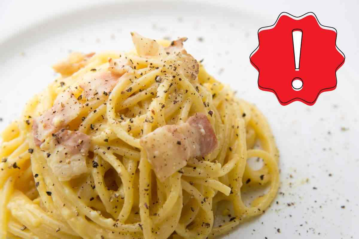 carbonara errori evitare