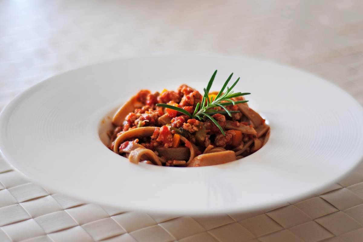 tagliatelle ragù agnello