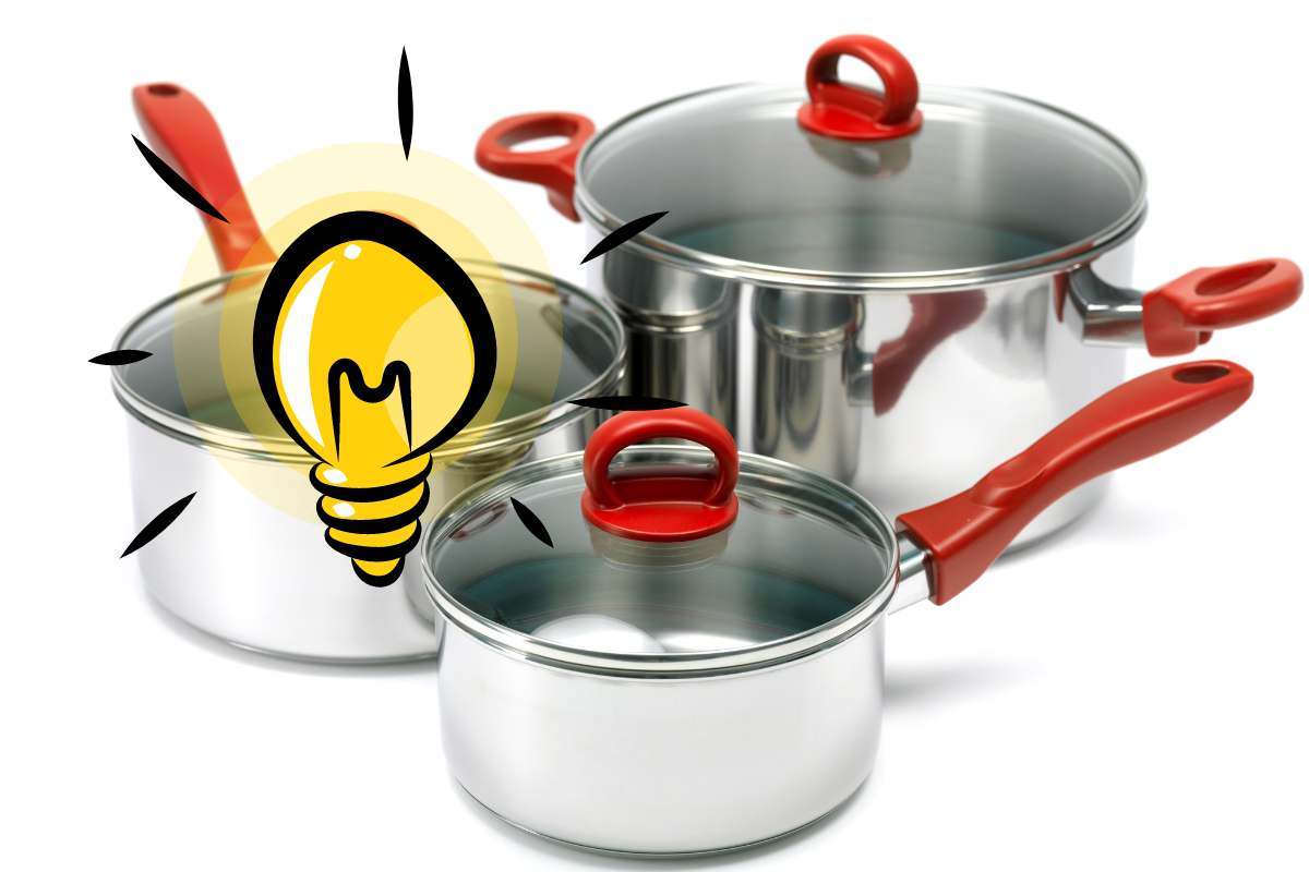 pentole cucina pulizia