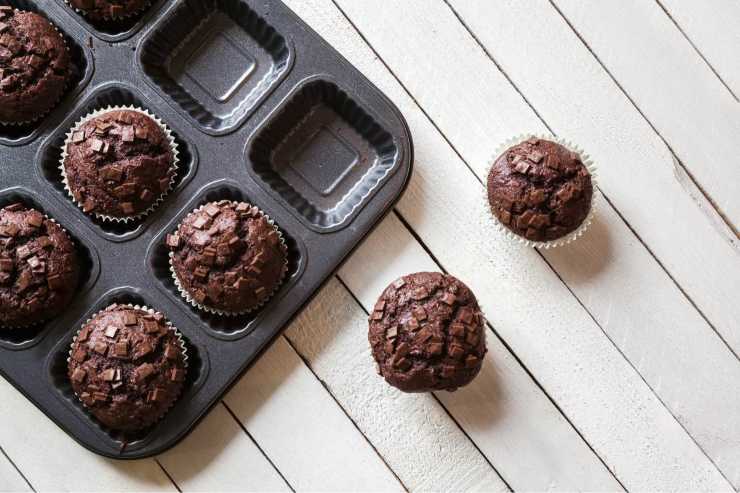 muffin cioccolato ricetta