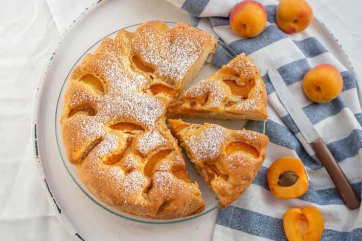 ricetta torta albicocche