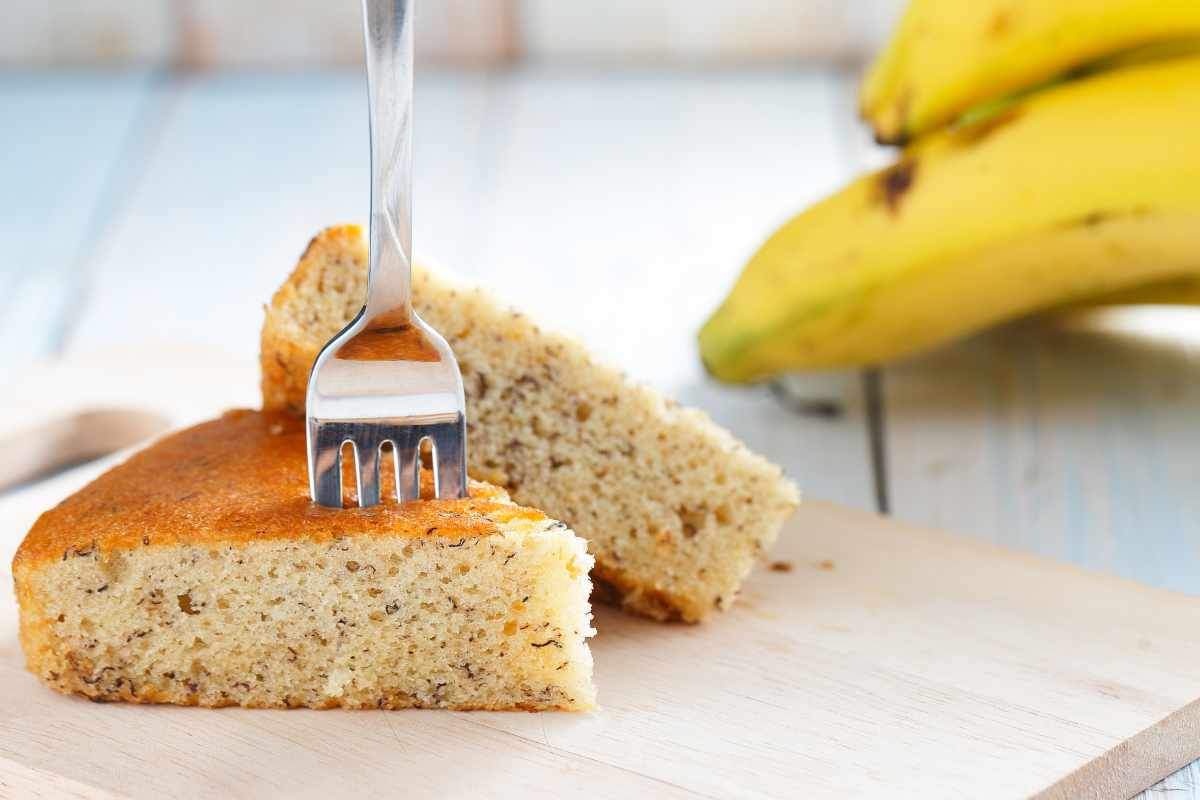 torta vegana platano