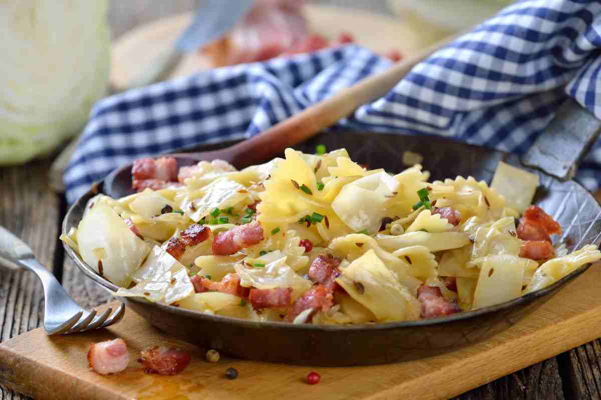 pasta pancetta verza ingredienti